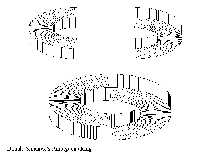 Donald Simanek’s Ambiguous Ring 