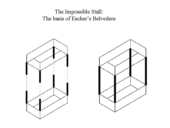 The Impossible Stall: The basis of Escher’s Belvedere 
