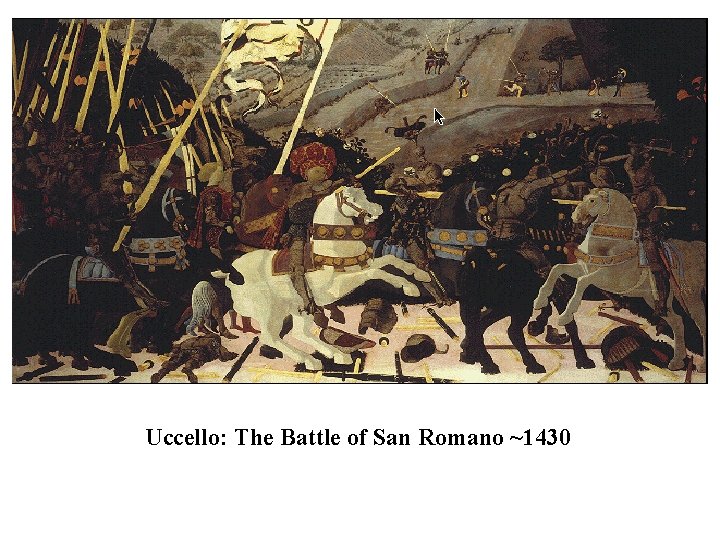 Uccello: The Battle of San Romano ~1430 
