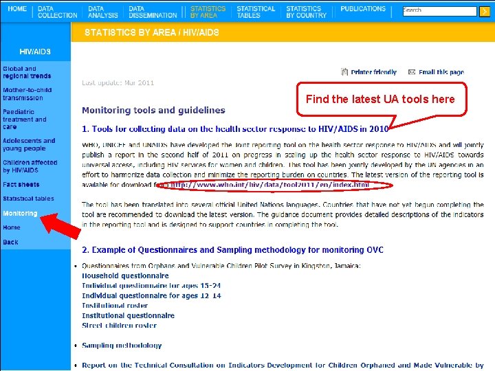 Find the latest UA tools here 