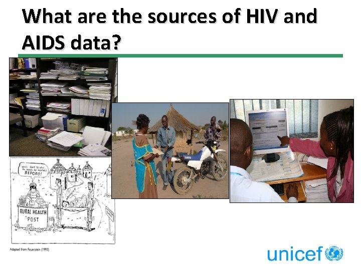What are the sources of HIV and AIDS data? 