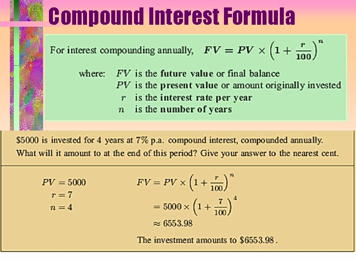 Compound Interest Formula 