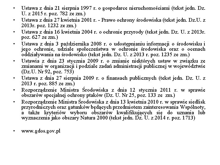  • • • Ustawa z dnia 21 sierpnia 1997 r. o gospodarce nieruchomościami