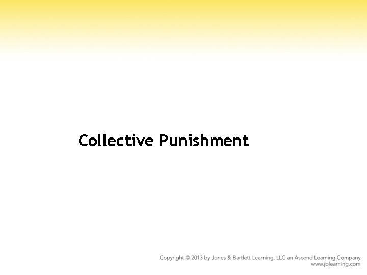 Collective Punishment 