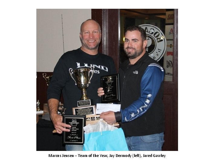 Marcus Jensen – Team of the Year, Jay Dermody (left), Jared Gawley Marcus Jensen – Team of the Year, Jay Dermody (left), Jared Gawley