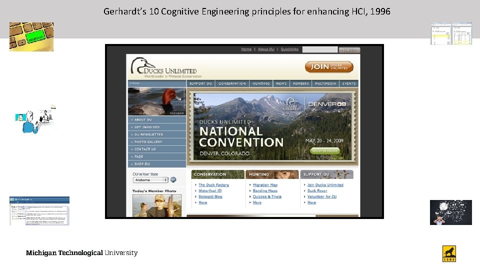 Gerhardt’s 10 Cognitive Engineering principles for enhancing HCI, 1996 