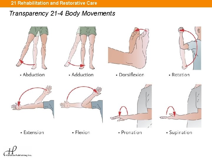 21 Rehabilitation and Restorative Care Transparency 21 -4 Body Movements 