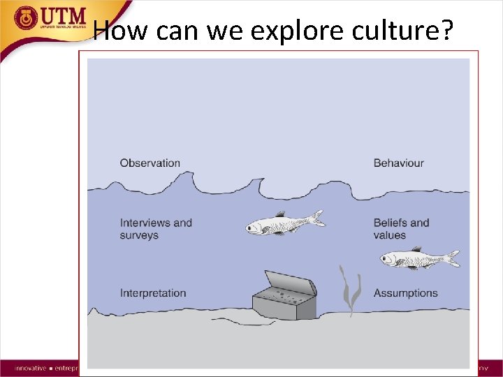 How can we explore culture? 