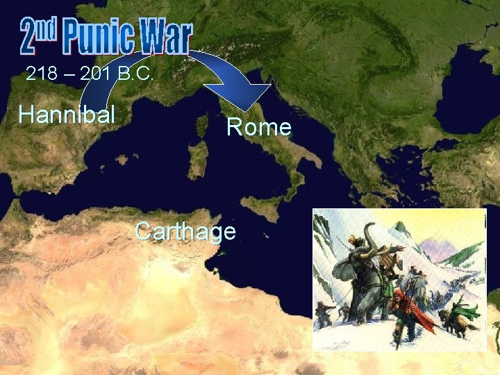 218 – 201 B. C. Hannibal Rome Carthage 