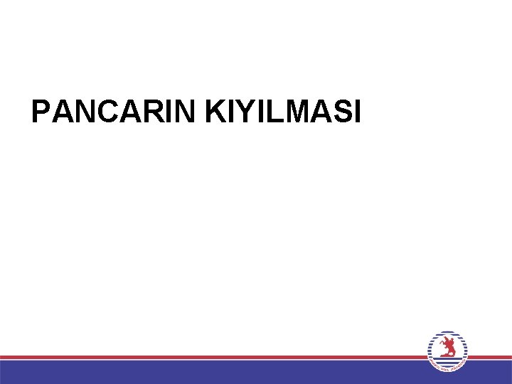 PANCARIN KIYILMASI 