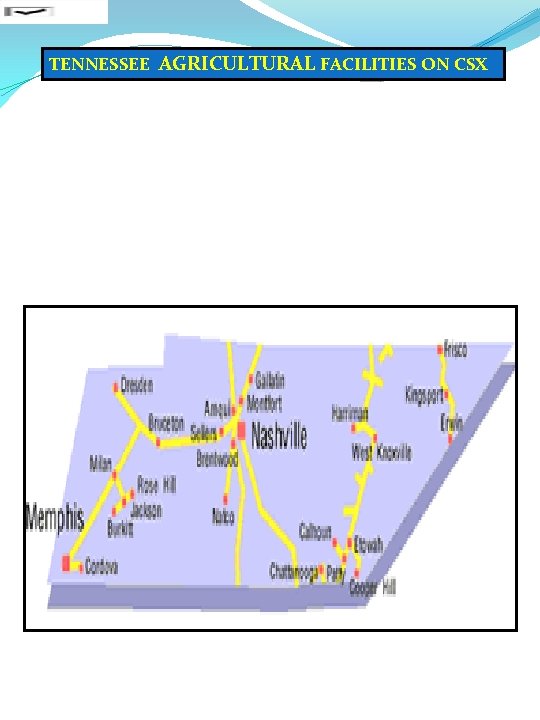 TENNESSEE AGRICULTURAL FACILITIES ON CSX 