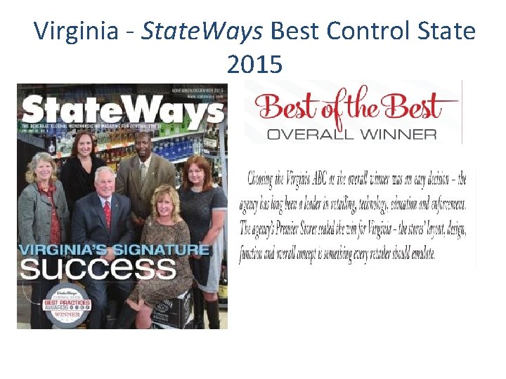 Virginia - State. Ways Best Control State 2015 