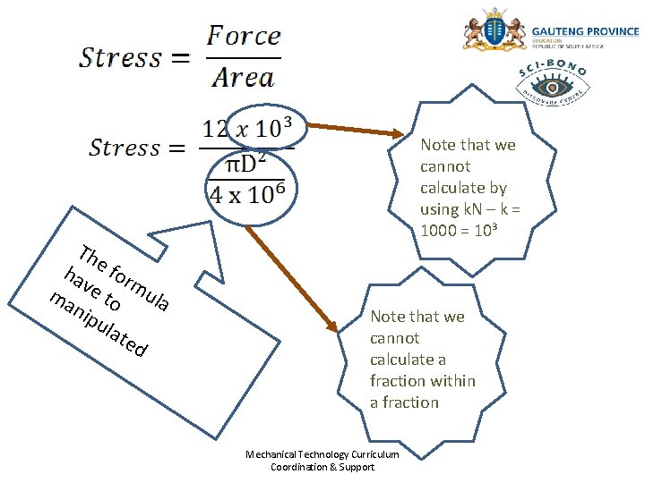 Th ha e for ma ve to mula nip ula ted Note that we