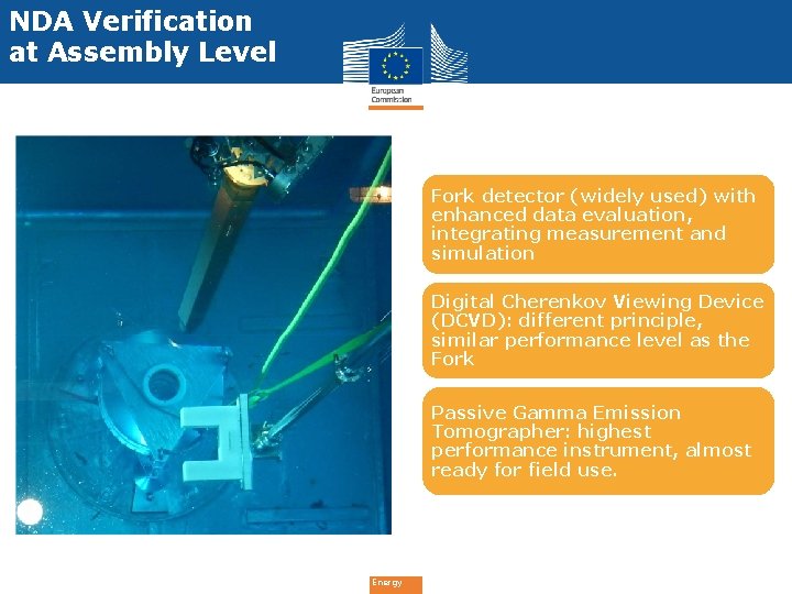 NDA Verification at Assembly Level Fork detector (widely used) with enhanced data evaluation, integrating