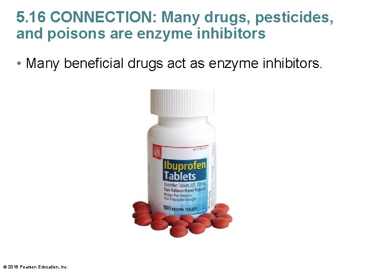 5. 16 CONNECTION: Many drugs, pesticides, and poisons are enzyme inhibitors • Many beneficial
