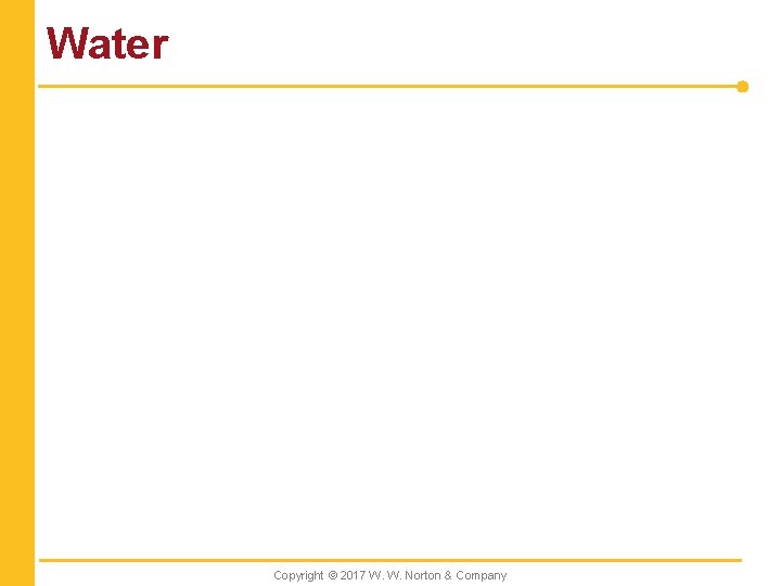 Water Copyright © 2017 W. W. Norton & Company 
