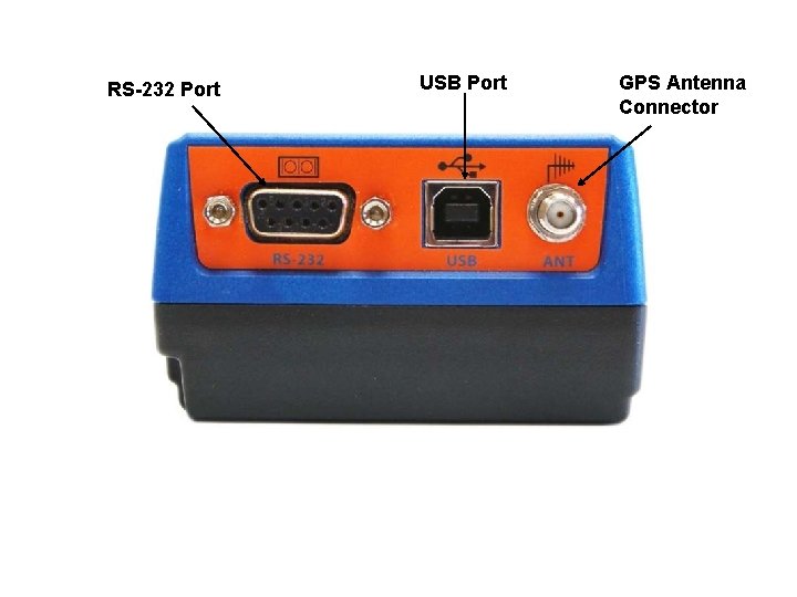 RS-232 Port USB Port GPS Antenna Connector 