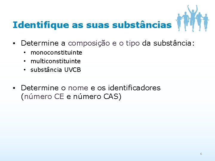 Identifique as substâncias • Determine a composição e o tipo da substância: • monoconstituinte