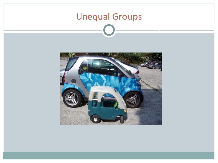 Unequal Groups 