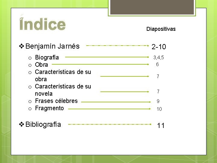 Índice v. Benjamín Jarnés o Biografía o Obra o Características de su obra o