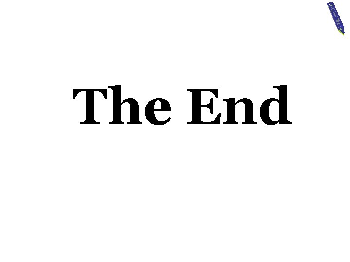 The End 