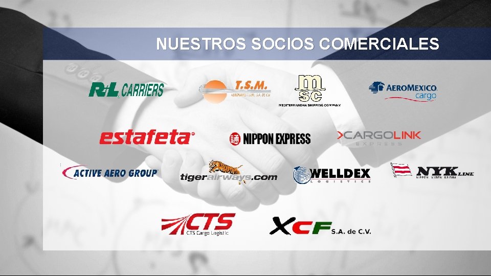 NUESTROS SOCIOS COMERCIALES 