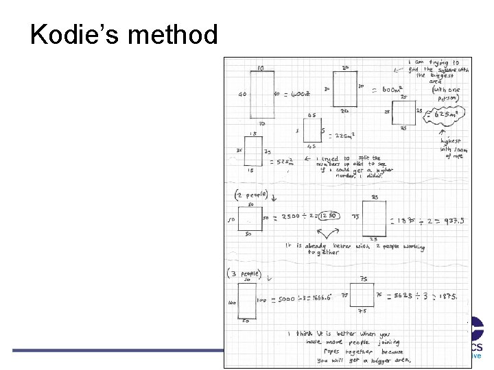 Kodie’s method P-13 