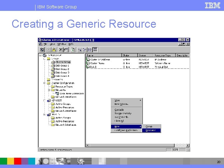 IBM Software Group Creating a Generic Resource 20 