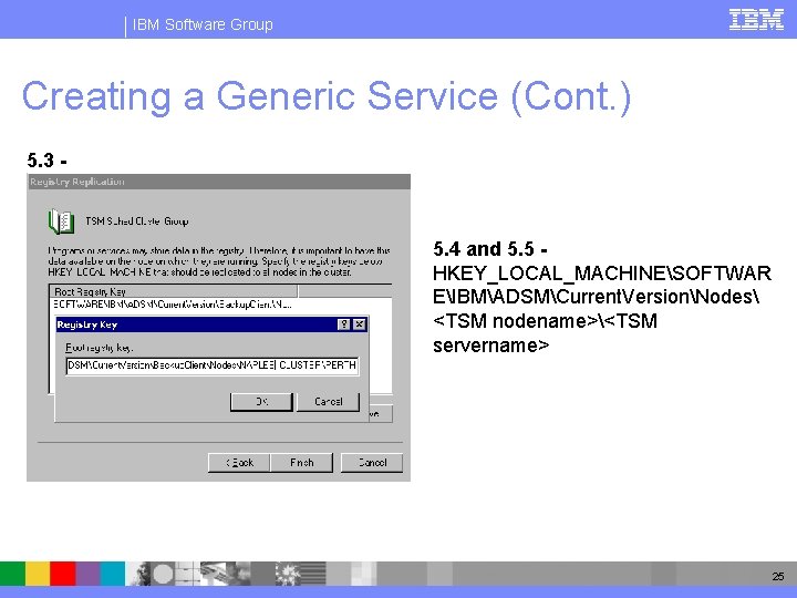 IBM Software Group Creating a Generic Service (Cont. ) 5. 3 - 5. 4