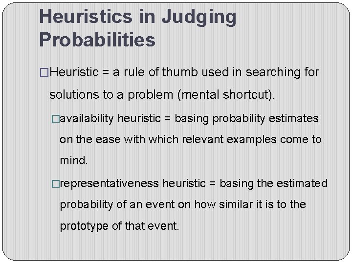Cognition and Intelligence Chapter 8 Problem Solving In