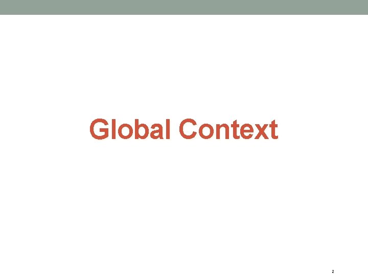 Global Context 2 
