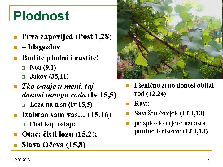 Plodnost n n n Prva zapovijed (Post 1, 28) = blagoslov Budite plodni i