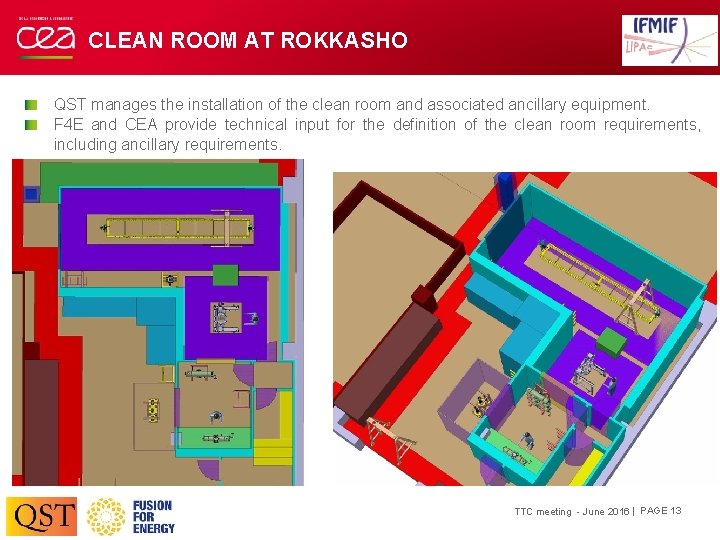 CLEAN ROOM AT ROKKASHO QST manages the installation of the clean room and associated