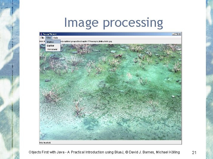 Image processing Objects First with Java - A Practical Introduction using Blue. J, ©