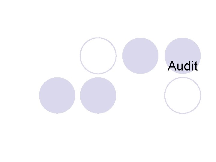 Audit 