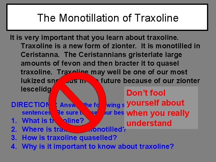 The Monotillation of Traxoline It is very important that you learn about traxoline. Traxoline