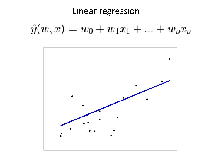 Linear regression 
