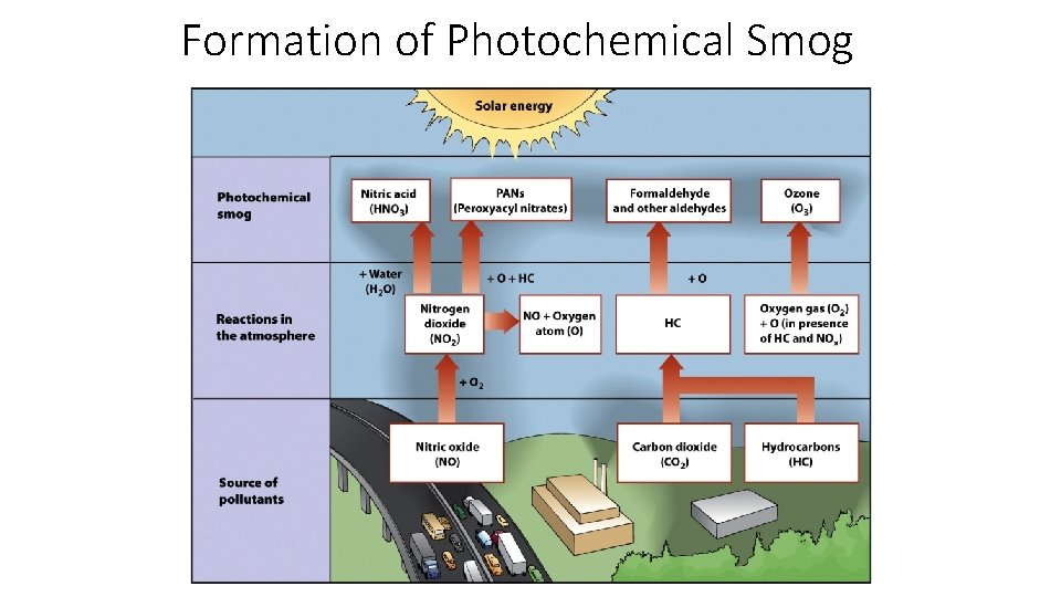 Formation of Photochemical Smog 