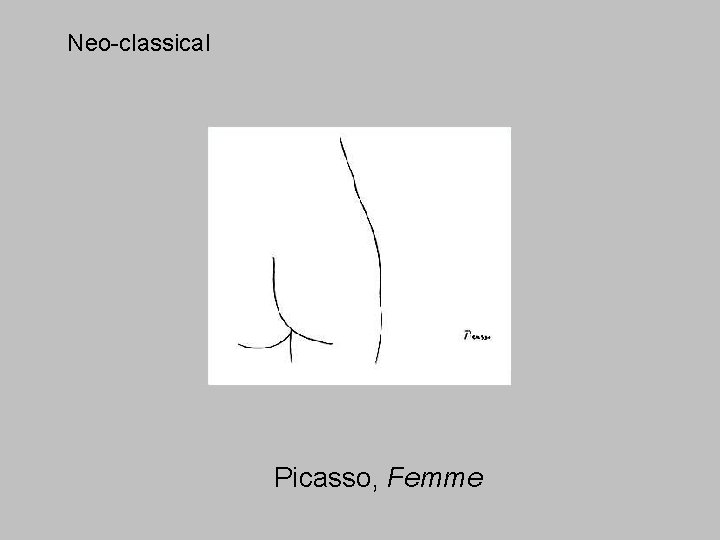 Neo-classical Picasso, Femme 