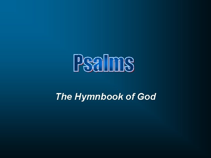 The Hymnbook of God 