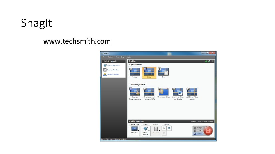 Snag. It www. techsmith. com 