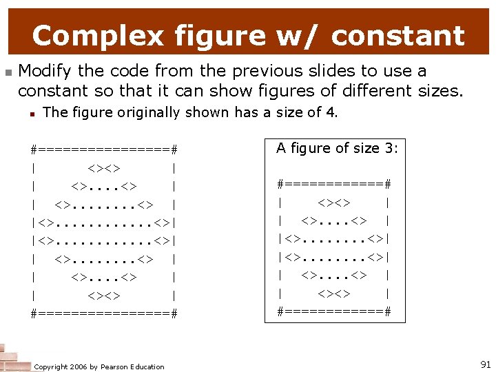 Complex figure w/ constant n Modify the code from the previous slides to use