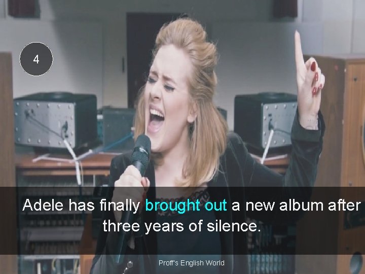 4 Adele has finally brought out a new album after three years of silence.