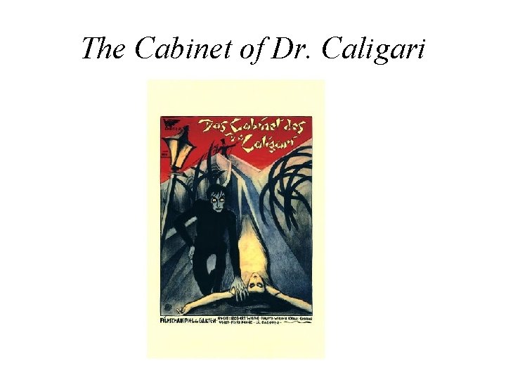 The Cabinet of Dr. Caligari 