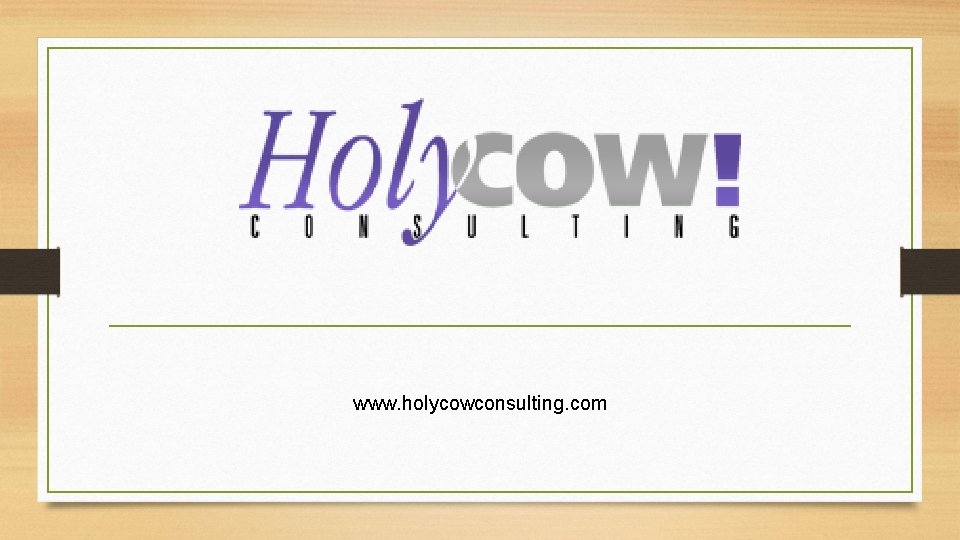 www. holycowconsulting. com 