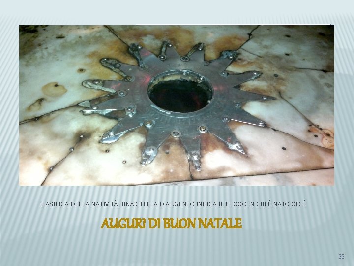 BASILICA DELLA NATIVITÀ: UNA STELLA D'ARGENTO INDICA IL LUOGO IN CUI È NATO GESÙ
