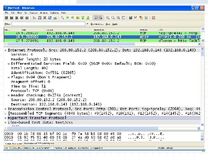 Wireshark (www. wireshark. com) 18 