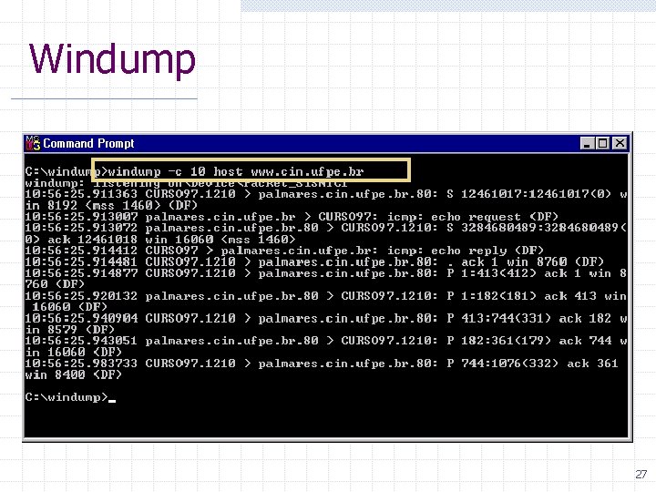 Windump 27 