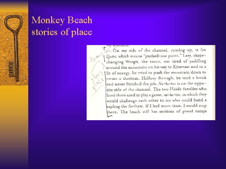 Monkey Beach stories of place 