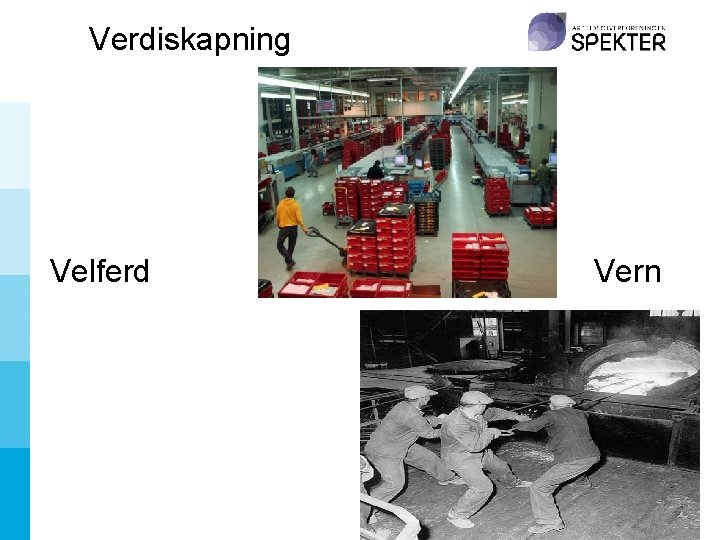 Verdiskapning Velferd Vern 5 